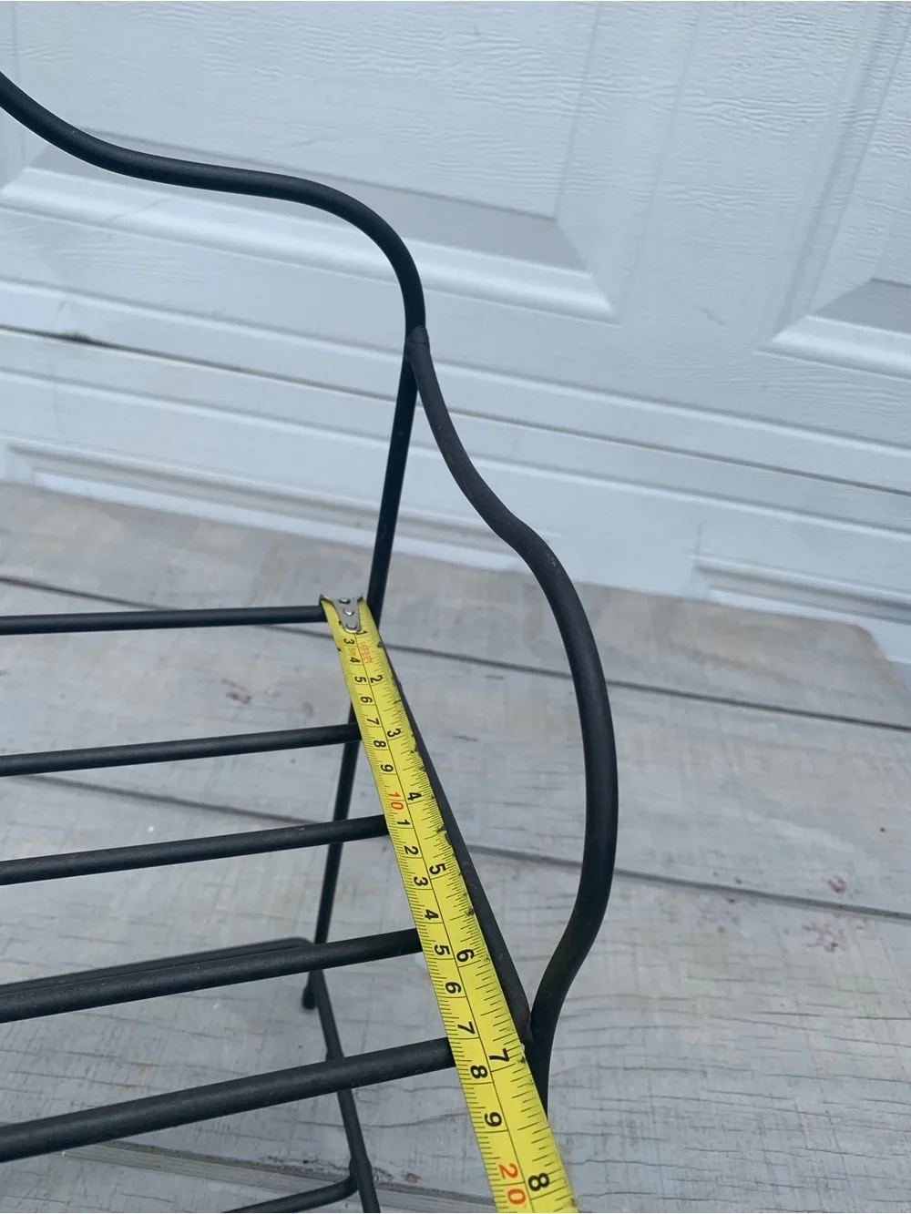 Longaberger Foundry Wrought Iron Kitchen Counter 2 Tier Utility Shelf Rack 15